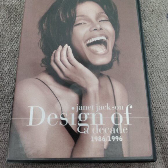 JANET JACKSON DESIGN OF A  DECADE 1986-1996 DVD - Picture 1 of 3